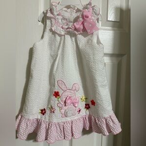 New Bonnie Jean Gingham Bunny Drress